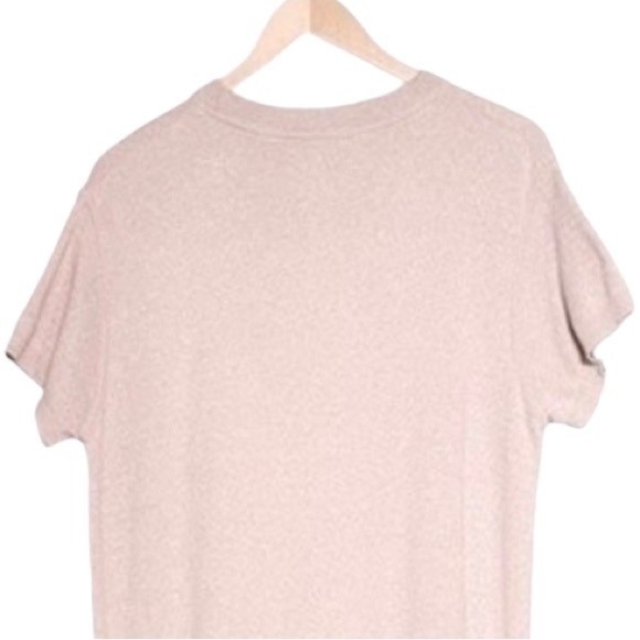 J. Jill Short Sleeve Maxi Sweatshirt Dress Mauve Heather Women’s Size Medium - Picture 6 of 10